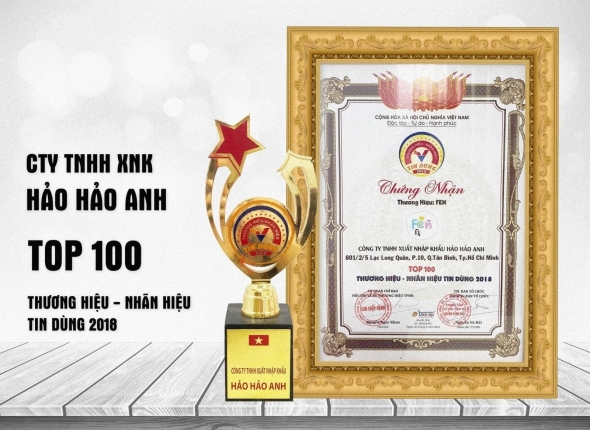 TOP 100 THƯƠNG HIỆU - NHÃN HIỆU TIN DÙNG 2018 