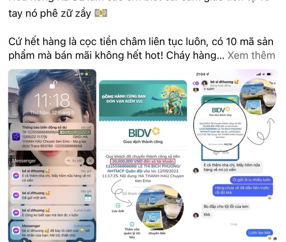 CTV chuyển tiền lấy hàng 