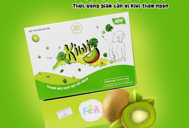 4 thành phần vàng trong Emo Detox vị kiwi rau xanh 