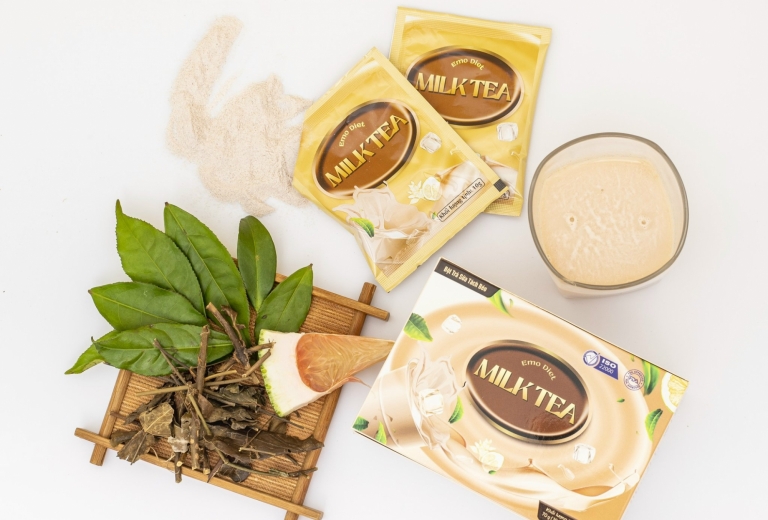Kiểm soát cân nặng, duy trì vóc dáng với trà sữa giảm cân Emo Diet Milk Tea 