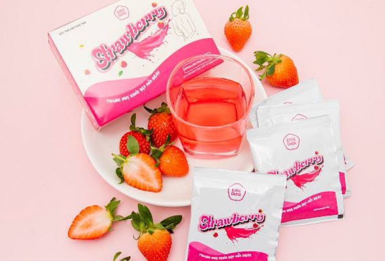 Giảm cân bất ngờ với Emo Detox vị dâu