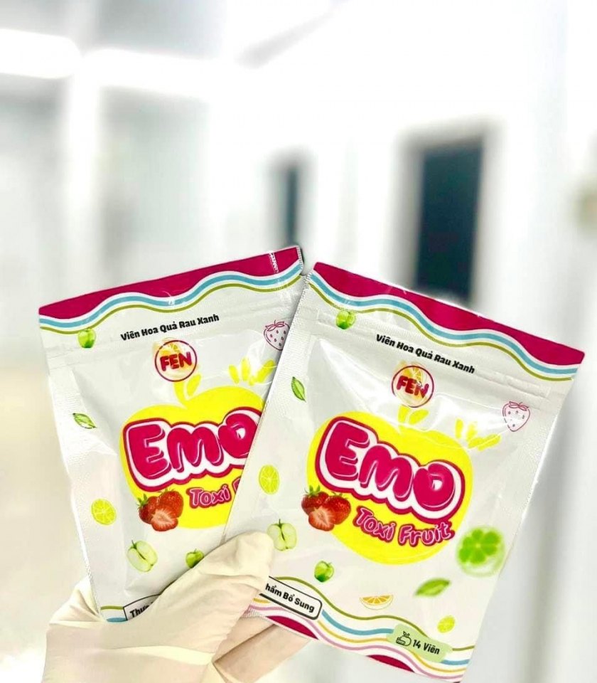 EMO TOXI FRUIT - VIÊN HOA QUẢ RAU XANH