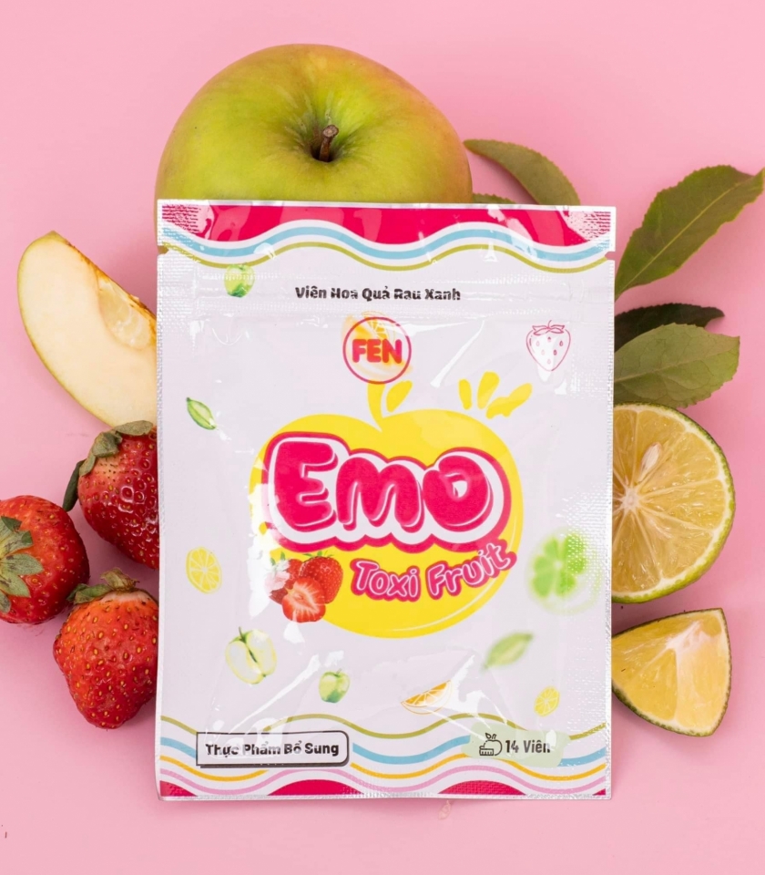 EMO TOXI FRUIT - VIÊN HOA QUẢ RAU XANH